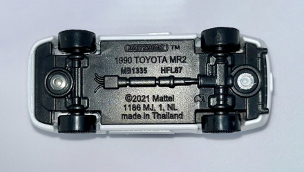 Тематична Машинка Matchbox 1990 Toyota MR2 W20 Moving Parts 1:64 FWD28/HLG32 White - Retromagaz, image 6