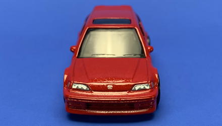 Машинка Базовая Hot Wheels '90 Honda Civic EF J-Imports 1:64 HKJ16 Red - Retromagaz, image 5