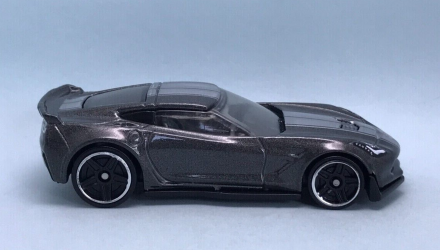 Машинка Базовая Hot Wheels Corvette C7 Z06 Then and Now 1:64 HKJ40 Grey - Retromagaz, image 5