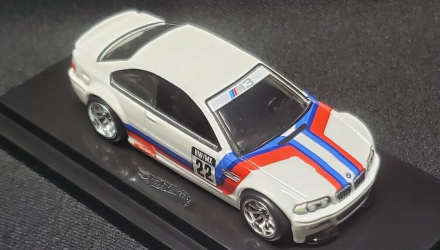 Машинка Premium Hot Wheels BMW M3 (E46) Red Line Club RLC 1:64 HGK71 White - Retromagaz, image 5