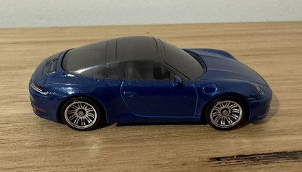 Машинка Большой Город Matchbox Porsche 911 Targa 4 Showroom 1:64 HVN28 Blue - Retromagaz, image 2