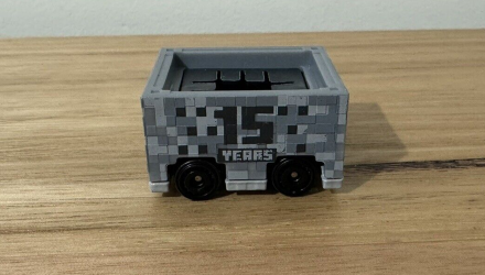 Машинка Базовая Hot Wheels Minecraft Minecart Screen Time 1:64 HTB38 Grey - Retromagaz, image 2