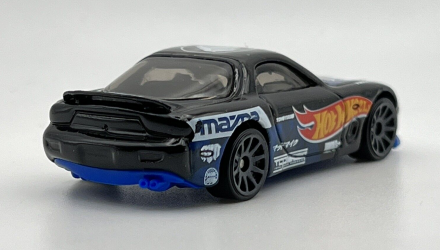 Машинка Базова Hot Wheels '95 Mazda RX-7 Mad Mike Speed Graphics 1:64 FYD04 Black - Retromagaz, image 3