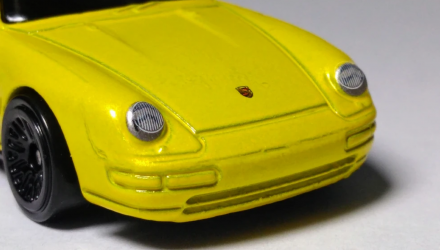 Машинка Базовая Hot Wheels '96 Porsche Carrera Porsche 1:64 GHF18 Yellow - Retromagaz, image 5