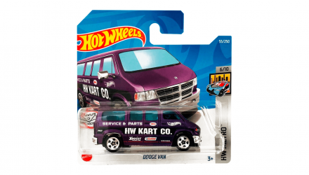 Машинка Базовая Hot Wheels Dodge Van Metro 1:64 HCT63 Purple - Retromagaz, image 1