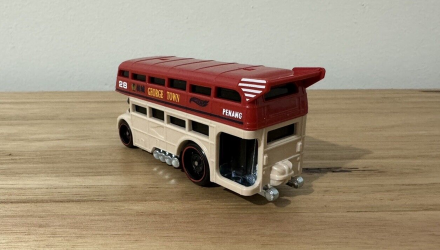 Машинка Базовая Hot Wheels Trouble Decker Fast Transit 1:64 HTB45 Red - Retromagaz, image 2