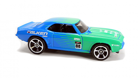 Машинка Базовая Hot Wheels '69 Copo Camaro Falken Speed Graphics 1:64 GRY44 Light Blue - Retromagaz, image 2