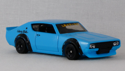 Машинка Базова Hot Wheels Nissan Skyline 2000GT-R LBWK Liberty Walk J-Imports 1:64 HCW32 Blue - Retromagaz, image 2