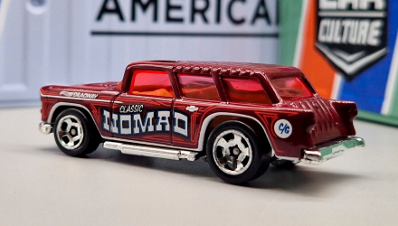 Машинка Базовая Hot Wheels Classic '55 Nomad Wagons 1:64 HKH73 Dark Red - Retromagaz, image 2