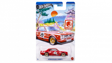 Тематична Машинка Hot Wheels Nissan Skyline HT 2000GT-X J-Imports 1:64 HWR57/HRT01 Red - Retromagaz, image 1