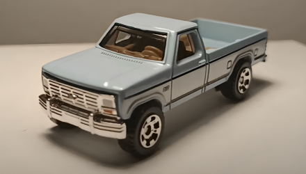 Машинка Большой Город Matchbox 1986 Ford F-150 Highway 1:64 HYC15 Blue - Retromagaz, image 2