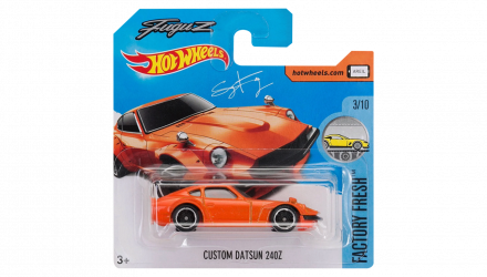 Машинка Базовая Hot Wheels Custom Datsun 240Z Fugu Z Factory Fresh 1:64 DVB43 Orange - Retromagaz, image 1