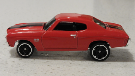 Машинка Базова Hot Wheels '70 Chevelle SS Fast & Furious Screen Time 1:64 GHC78 Red - Retromagaz, image 4