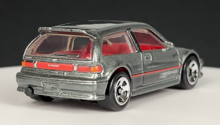 Тематическая Машинка Hot Wheels '90 Honda Civic EF Honda 1:64 HDH17 Grey - Retromagaz, image 3