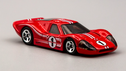 Машинка Базовая Hot Wheels '67 Ford GT-40 MK.IV Race Day 1:64 GRX30 Red - Retromagaz, image 2