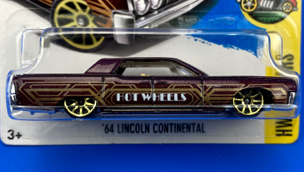 Машинка Базовая Hot Wheels '64 Lincolnn Continental Art Cars 1:64 DTX89 Brown - Retromagaz, image 1