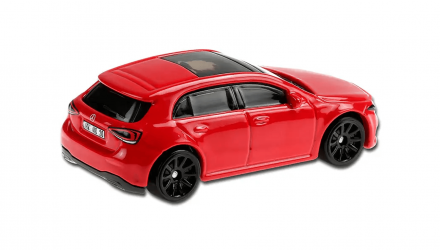 Машинка Базовая Hot Wheels '19 Mercedes-Benz A-Class Nightburnerz 1:64 GHD13 Red - Retromagaz, image 4