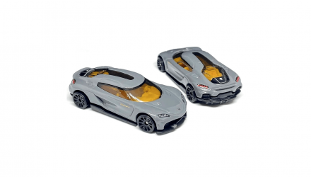 Машинка Базовая Hot Wheels Koenigsegg Gemera Turbo 1:64 HCT01 Grey - Retromagaz, image 1