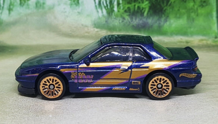 Машинка Базовая Hot Wheels Nissan Silvia (S13) Speed Graphics 1:64 GHF03 Dark Blue - Retromagaz, image 4