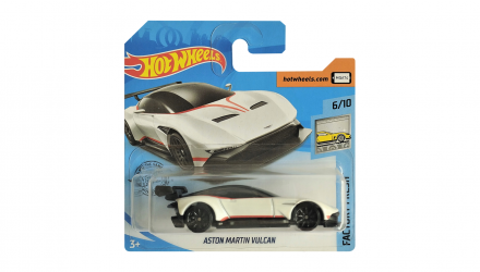 Машинка Базовая Hot Wheels Aston Martin Vulcan Factory Fresh 1:64 GHC01 White - Retromagaz, image 1