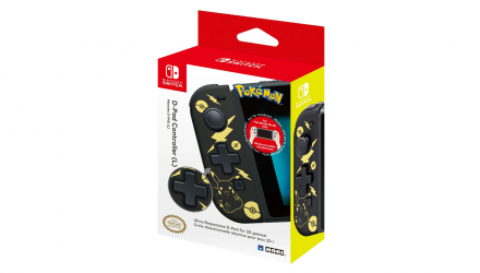 Контролер Бездротовий Hori Switch D-PAD Controller (L) Pokémon: Pikachu NSW-297U Limited Edition Black Б/У - Retromagaz, image 1