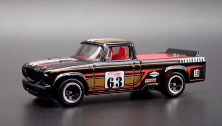 Машинка Базовая Hot Wheels '63 Studebaker Champ Hot Trucks 1:64 HCT51 Black - Retromagaz, image 2