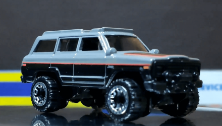 Машинка Базовая Hot Wheels '88 Jeep Wagoneer The `80S 1:64 HKG86 Dark Grey - Retromagaz, image 2