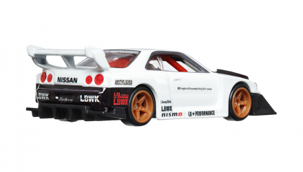 Машинка Premium Hot Wheels LB-ER34 Super Silhouette Nissan Skyline Boulevard 1:64 HKF21 White - Retromagaz, image 7