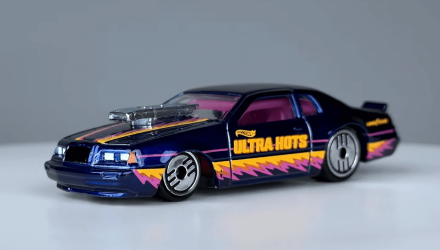 Тематическая Машинка Hot Wheels '86 Ford Thunderbird Pro Stock Ultra Hots 1:64 HDG52/HRX14 Blue - Retromagaz, image 4