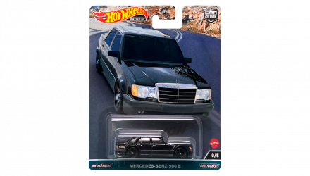 Машинка Premium Hot Wheels Mercedes-Benz 500 E Chase Canyon Warriors 1:64 FPY86/HKC57 Black - Retromagaz, image 1