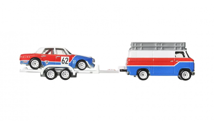 Машинка Premium Hot Wheels 2шт '70 Rover P6 Group 2 та Транспортер HW Rally Hauler Team Transport 1:64 FLF56/HKF45 Red - Retromagaz, image 4