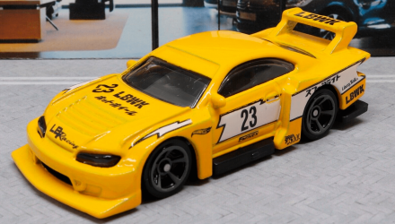 Машинка Базовая Hot Wheels Liberty Walk LB Super Silhouette Nissan Silvia (S15) Turbo 1:64 HCX15 Yellow - Retromagaz, image 2