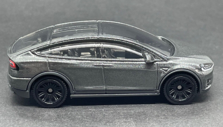 Машинка Большой Город Matchbox Tesla Model X Metro 1:64 HLC74 Grey - Retromagaz, image 3