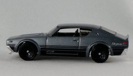 Машинка Базовая Hot Wheels Nissan Skyline 2000 GT-R Then and Now 1:64 GTC68 Grey - Retromagaz, image 3