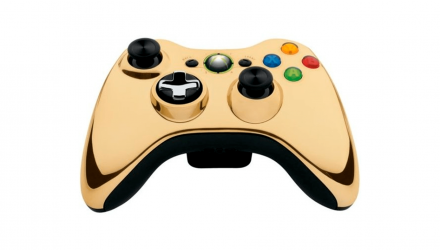 Геймпад Бездротовий Microsoft Xbox 360 Chrome Series Gold Б/У - Retromagaz, image 4