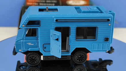 Тематична Машинка Matchbox 1965 Land Rover Series II Forward Control Moving Parts 1:64 FWD28/HVM81 Blue - Retromagaz, image 3