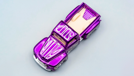 Машинка Базовая Hot Wheels '49 Ford F1 Super Treasure Hunt STH Hot Trucks 1:64 GTD03 Purple - Retromagaz, image 4