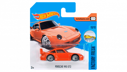 Машинка Базовая Hot Wheels Porsche 993 GT2 Factory Fresh 1:64 DTX58 Orange - Retromagaz, image 1