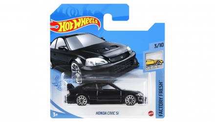 Машинка Базовая Hot Wheels Honda Civic Si Fast & Furious Factory Fresh 1:64 GTC63 Black - Retromagaz, image 1