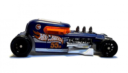 Машинка Базовая Hot Wheels Mod Rod Treasure Hunts 55 Race Team 1:64 HKL00 Blue - Retromagaz, image 3