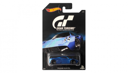 Тематическая Машинка Hot Wheels Pagani Huayra Gran Turismo 1:64 DJL16 Dark Blue - Retromagaz, image 1