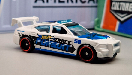 Машинка Базовая Hot Wheels Dodge Charger Drift Metro 1:64 HKJ69 White - Retromagaz, image 1