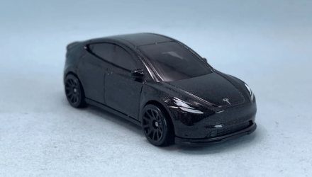 Машинка Базовая Hot Wheels Tesla Model Y Green Speed 1:64 HTC93 Black - Retromagaz, image 1