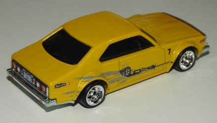 Машинка Premium Hot Wheels Nissan Skyline (C210) Fast & Furious 1:64 GHH17 Yellow - Retromagaz, image 3