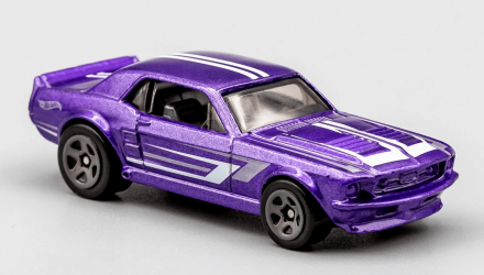 Машинка Базова Hot Wheels '67 Ford Mustang Coupe Muscle Mania 1:64 GTB45 Purple - Retromagaz, image 2