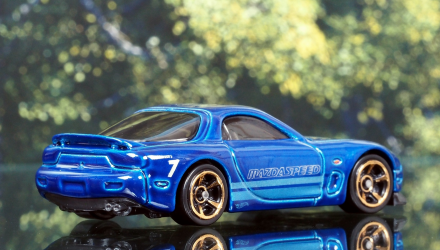 Машинка Базовая Hot Wheels '95 Mazda RX-7 Turbo 1:64 GHF76 Dark Blue - Retromagaz, image 2