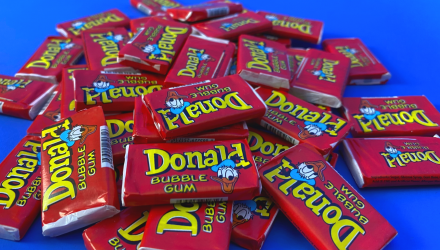 Набор Жевательная Резинка Donald Bubble Gum Red 4,5g 10шт - Retromagaz, image 2