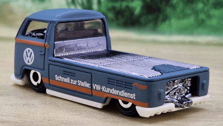 Машинка Базовая Hot Wheels Volkswagen T2 Pickup Hot Trucks 1:64 HTC28 Grey - Retromagaz, image 2