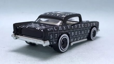 Машинка Базовая Hot Wheels '57 Chevy Art Cars 1:64 HTB75 Black - Retromagaz, image 2