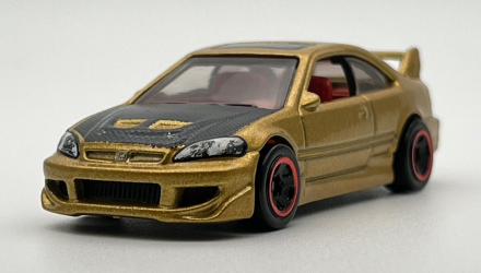 Набір Машинок Базових Hot Wheels Honda Civic Si HTC41 Gold + HTD07 White 1:64 - Retromagaz, image 1